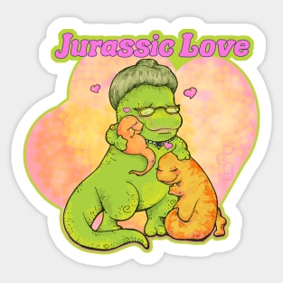 Jurassic Love Sticker